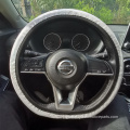 Leather Steering Wheel Cover Diamond leather steering wheel cover Supplier